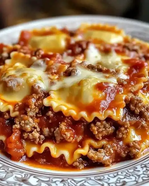 This Easy Crockpot Ravioli Lasagna is the perfect solution! With just a few simple ingredients and minimal prep, you can enjoy a hearty, cheesy, and flavorful meal without the hassle of traditional layering. Let your crockpot do the work while you sit back and enjoy a delicious homemade dinner.