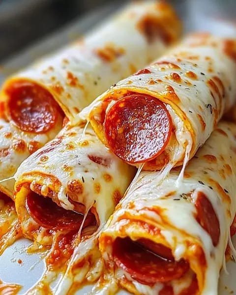 The Ultimate Low-Carb Cheesy Pizza Roll-Ups – So Good