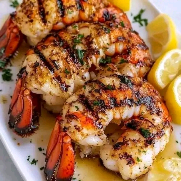 Easy Grilled Lobster and Shrimp