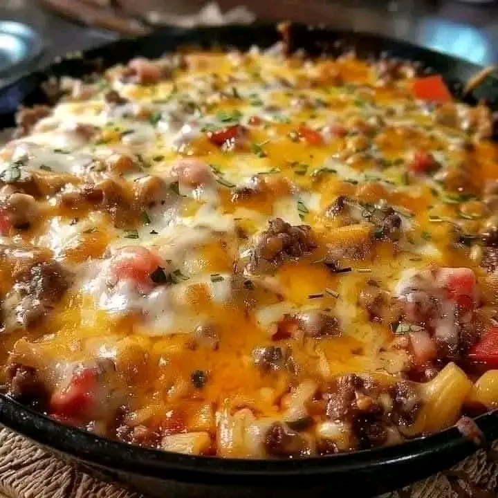 Ultimate Cheesy Beef Taco Casserole