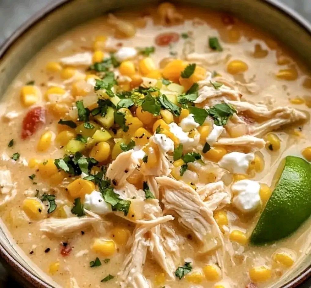 Irresistible Mexican Street Corn White Chicken Chili