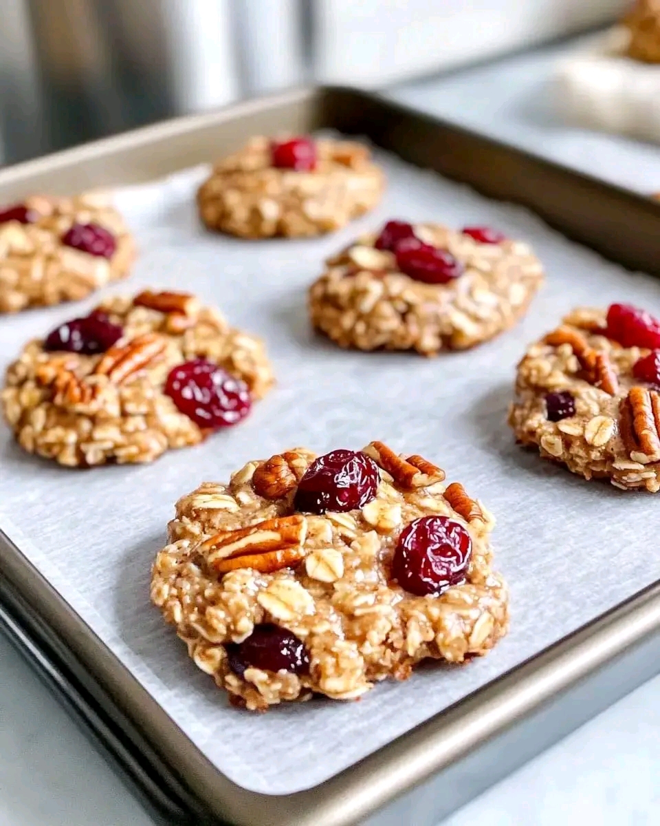 Easy Cranberry Pecan Praline Cookies
